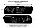 Motocutz Fork Decal – The Red Edition, 170x43mm, set of 2