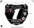 Pricky Blossom Plate Decal – YBM Customs