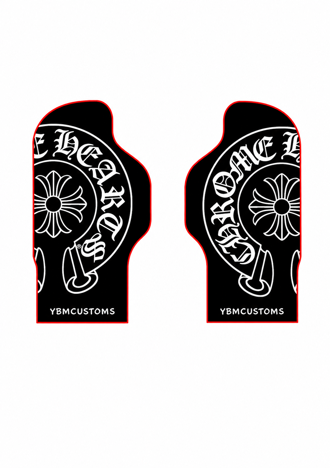 Chrome Hearts Fork Decals – YBMCUSTOMS