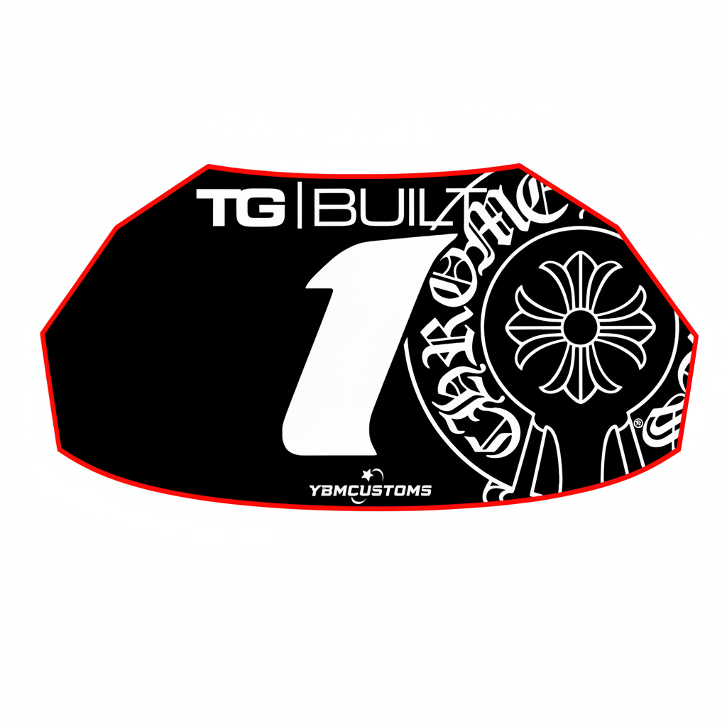 Kukirin G2/G4 custom decal - Chrome Hearts inspired design by YBMCUSTOMS