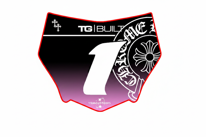 Motocutz Plate Decal - YBMCUSTOMS